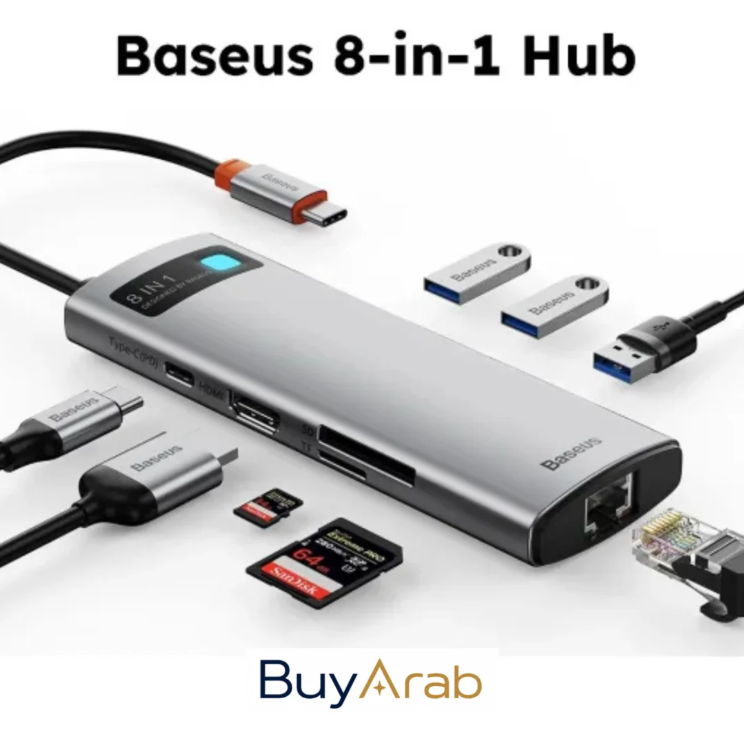 BASEUS 8 in 1 Type C HUB